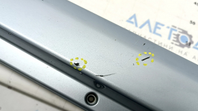 Right threshold for Toyota Prius V 12-17 blue, scratched, dented, broken