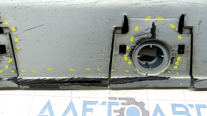 Right threshold for Toyota Prius V 12-17 blue, scratched, dented, broken