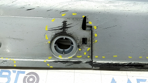 Right threshold for Toyota Prius V 12-17 blue, scratched, dented, broken