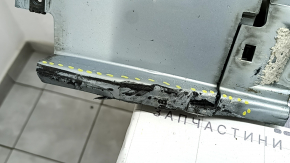 Right threshold for Toyota Prius V 12-17 blue, scratched, dented, broken