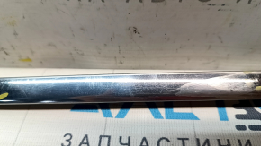 Upper rear left door molding for Toyota Camry v55 15-17 USA, chrome, scratches, dent from the inside