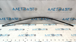 Upper front left door molding for a 16-23 Chevrolet Camaro, black, scratched