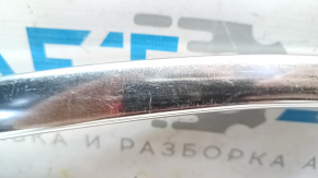 Upper rear right door molding for a Cadillac ATS 13-18, chrome, scratches