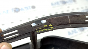 Lower grille of the front bumper BMW X3 G01 18-21 without radar, black gloss, broken, cracked