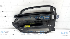 Lower grille of the front bumper, left, BMW X3 G01 18-21, under fog lights, without parking sensors, black gloss, bumper, broken mount
