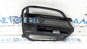 BMW X3 G01 18-21 right front bumper lower grille under fog lights, without parking sensors, gloss black, crack in mount