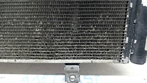Lexus ES300h 13-18 hybrid air conditioner condenser radiator, honeycombs crumbled, bolt broken