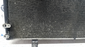 Lexus ES300h 13-18 hybrid air conditioner condenser radiator, honeycombs crumbled, bolt broken