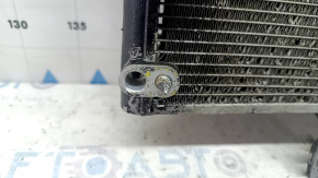 Lexus ES300h 13-18 hybrid air conditioner condenser radiator, honeycombs crumbled, bolt broken