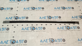 Upper rear right door molding for Nissan Leaf 13-17 matte, scratches, missing fasteners