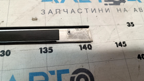 Upper rear right door molding for Nissan Leaf 13-17 matte, scratches, missing fasteners