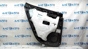 Door trim card rear right Chevrolet Equinox 18-24 black, armrest leather gray,