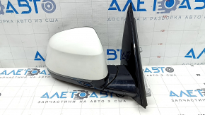 Right side mirror assembly for BMW X3 G01 18-22, 5 pins, turn signal, auto-dimming, white