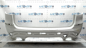 Bare rear bumper BMW X3 G01 18-21 X-Line without parking sensors, under a towbar, white, scratched, pressed