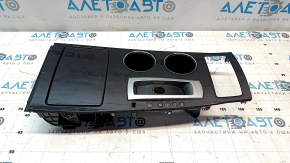Nissan Altima 13-15 center console trim with cup holders, type 1, with cigarette lighter, scratches