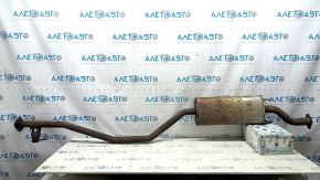 The exhaust pipe, the middle part of the Nissan Murano z52 15-24, is rusty.