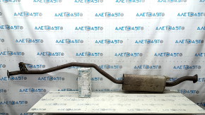 The exhaust pipe, the middle part of the Nissan Murano z52 15-24, is rusty.