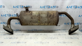 Rusty rear muffler with barrel for Nissan Murano z52 15-24