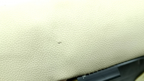 Driver's seat cushion upholstery BMW X3 G01 18-21 beige leather, heated, needs cleaning, dents, scratches, scuffs