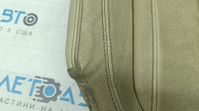 Driver's seat cushion upholstery BMW X3 G01 18-21 beige leather, heated, needs cleaning, dents, scratches, scuffs