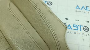 Driver's seat cushion upholstery BMW X3 G01 18-21 beige leather, heated, needs cleaning, dents, scratches, scuffs