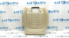 Driver's seat cushion upholstery BMW X3 G01 18-21 beige leather, heated, needs cleaning, dents, scratches, scuffs