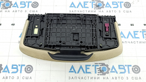 Knee support for the driver's seat, complete, BMW X3 G01 18-21, beige leather, dents, needs cleaning