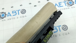 Knee support for the driver's seat, complete, BMW X3 G01 18-21, beige leather, dents, needs cleaning
