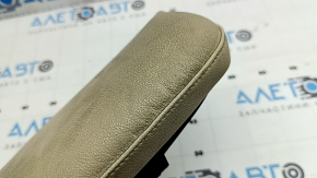 Knee support for the driver's seat, complete, BMW X3 G01 18-21, beige leather, dents, needs cleaning