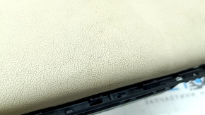 Passenger seat knee support assembly BMW X3 G01 18-21 beige leather, scratches, needs cleaning