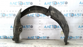 Rear left fender liner Hyundai Sonata 11-13 rag, tear in fastener