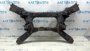 The rear subframe of a Nissan Murano z52 15-24 AWD is rusty, and the gearbox silent block is cracked.