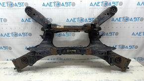 The rear subframe of a Nissan Murano z52 15-24 AWD is rusty, and the gearbox silent block is cracked.
