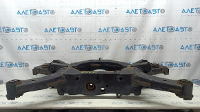 The rear subframe of a Nissan Murano z52 15-24 AWD is rusty, and the gearbox silent block is cracked.