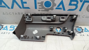 Front panel trim for the ECON button, left, Honda CRV 12-16, gray, without insert