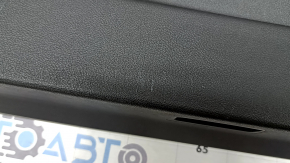 BMW X3 G01 18-21 black lower trunk door trim, no caps, scratches, needs cleaning, broken guide