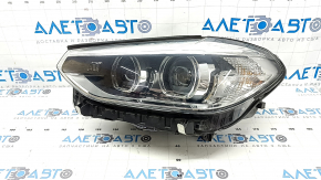 BMW X3 G01 18-21 halogen+LED front left headlight assembly, with mount, sand