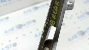 BMW X3 G01 18-21 rear bumper lower trim, gray, under towbar, broken fasteners, pressed, scratches