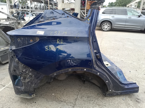 Nissan Murano z52 19-24 rear right quarter wing on the body, blue, bumpers