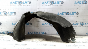 Left rear fender liner for Honda Accord 18-22 LX, Sport, dented, tears, broken fasteners, missing fragments
