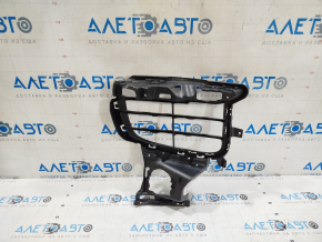 Front bumper grille left Porsche Cayenne 958 15-17 rest, black