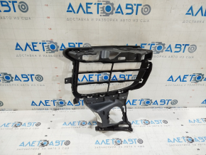 Front bumper grille right Porsche Cayenne 958 15-17 rest, black