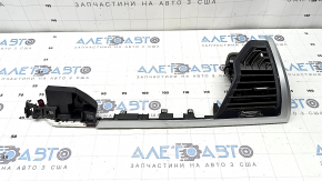 Right front panel air duct deflector BMW X3 G01 18-21 black with chrome, with backlight, scratches