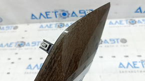BMW X3 G01 18-21 black front panel center trim, dark oak Perlglanz Chrome insert, blistered varnish, scratches