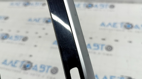 BMW X3 G01 18-21 black front panel center trim, dark oak Perlglanz Chrome insert, blistered varnish, scratches