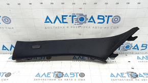 BMW X3 G01 18-21 black upper left front pillar trim, with plug, scratches