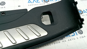 BMW X3 G01 18-21 trunk opening trim, black, chrome inserts, with plugs, scratches
