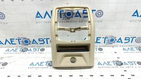 Rear center console trim BMW X3 G01 18-21 beige, scratches, broken guide