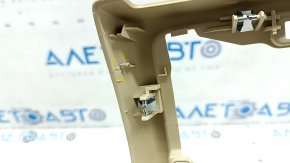 Rear center console trim BMW X3 G01 18-21 beige, scratches, broken guide