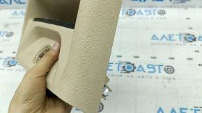 Rear center console trim BMW X3 G01 18-21 beige, scratches, broken guide